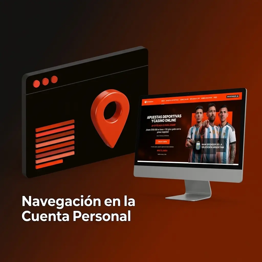 Panel de usuario con menú desplegable para gestión de cuenta: perfil, bonos, depósitos, retiros e historial de apuestas.