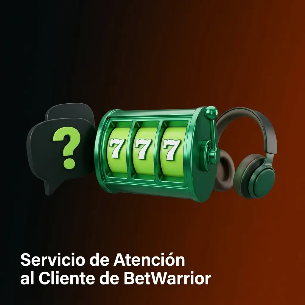 Servicio de atención al cliente de BetWarrior con chat en vivo, correo electrónico y sección de ayuda disponibles 24hs