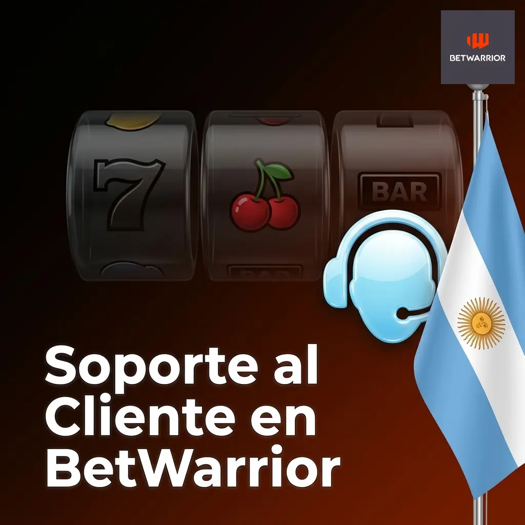 Equipo de soporte al cliente BetWarrior disponible 24/7 para jugadores de Argentina por chat, email y formulario